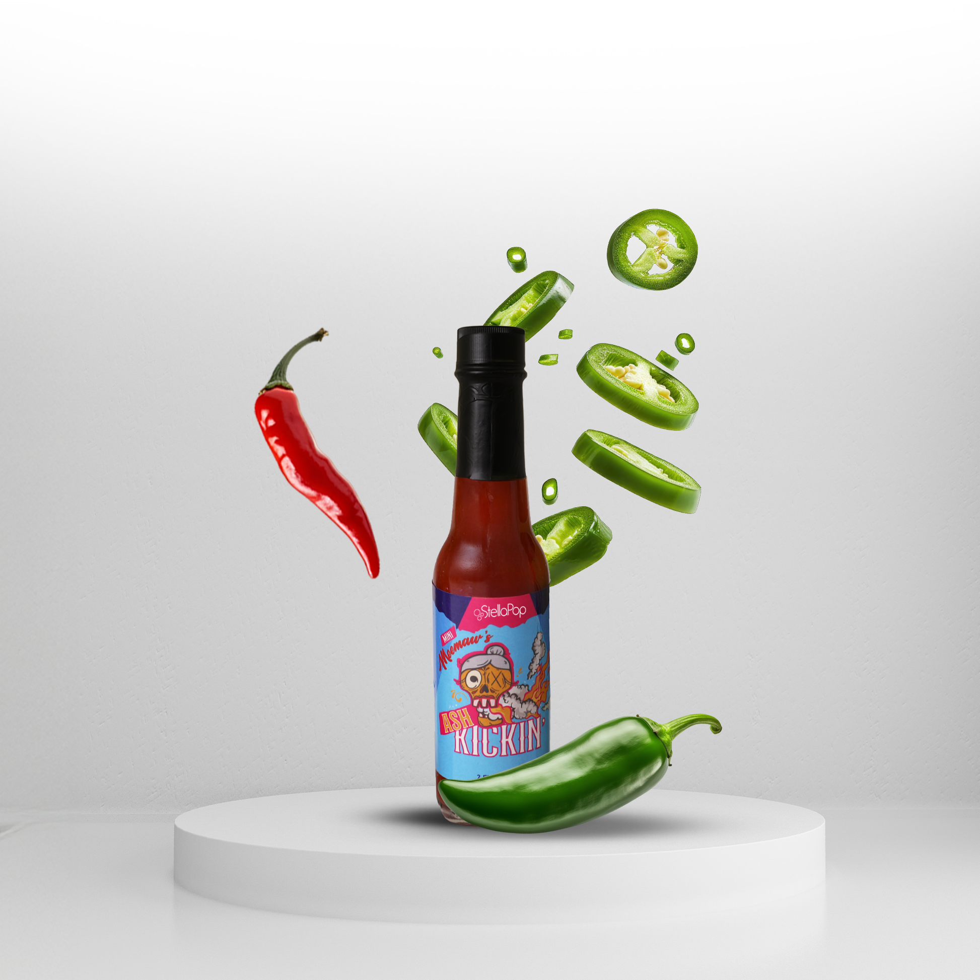 Meemaw's Mini Ash Kickin' Hot Sauce